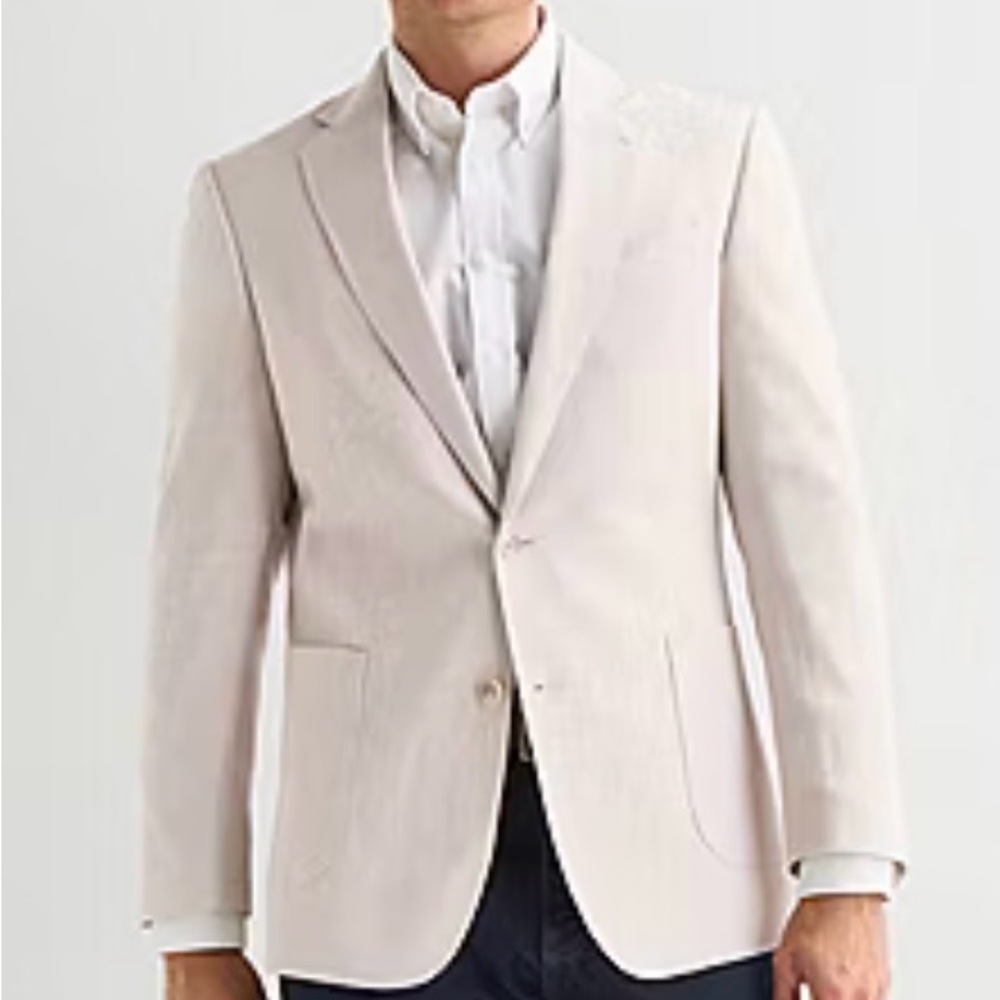 Stafford Men's Beige Blazer